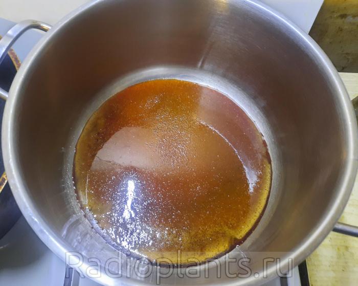 сахар растаял